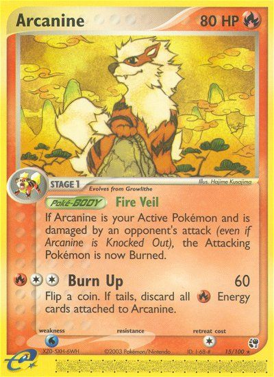 Arcanine (15/100) [EX: Sandstorm] | Game Haven TX