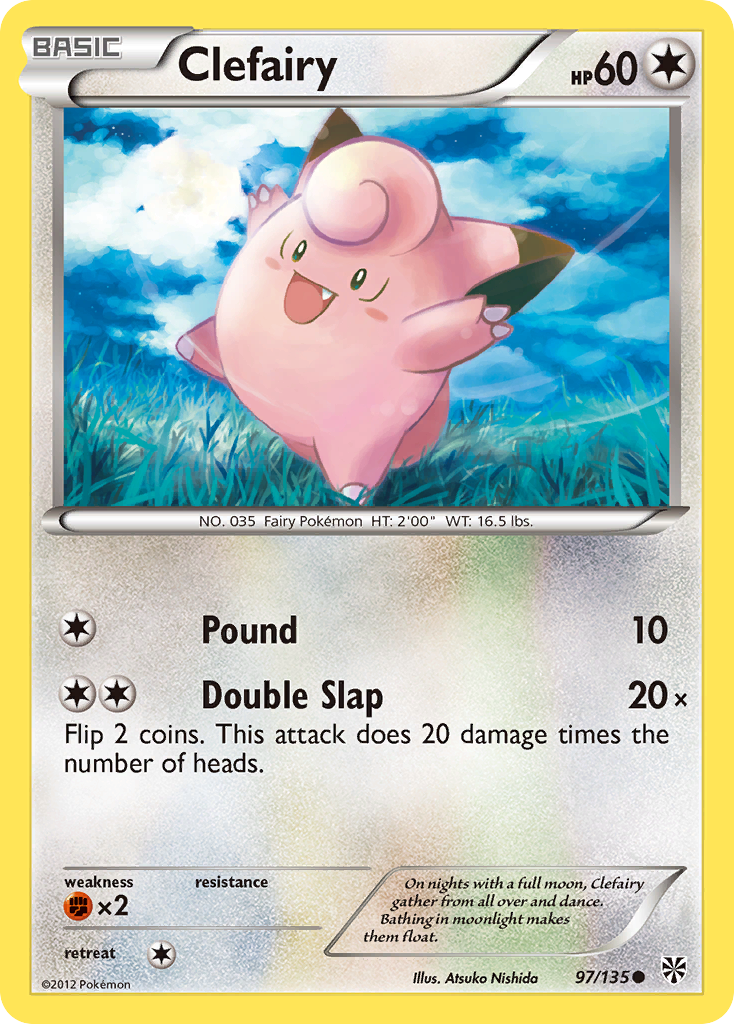 Clefairy (97/135) [Black & White: Plasma Storm] | Game Haven TX