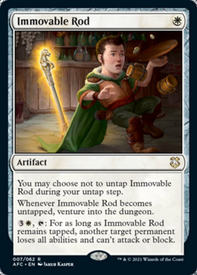 Immovable Rod [Dungeons & Dragons: Adventures in the Forgotten Realms Commander] | Game Haven TX