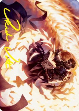 Revel in Silence Art Card (Gold-Stamped Signature) [Strixhaven: School of Mages Art Series] | Game Haven TX