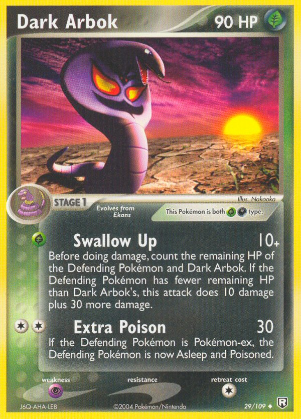 Dark Arbok (29/109) [EX: Team Rocket Returns] | Game Haven TX