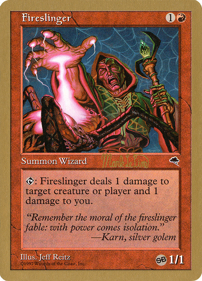 Fireslinger (Mark Le Pine) (SB) [World Championship Decks 1999] | Game Haven TX