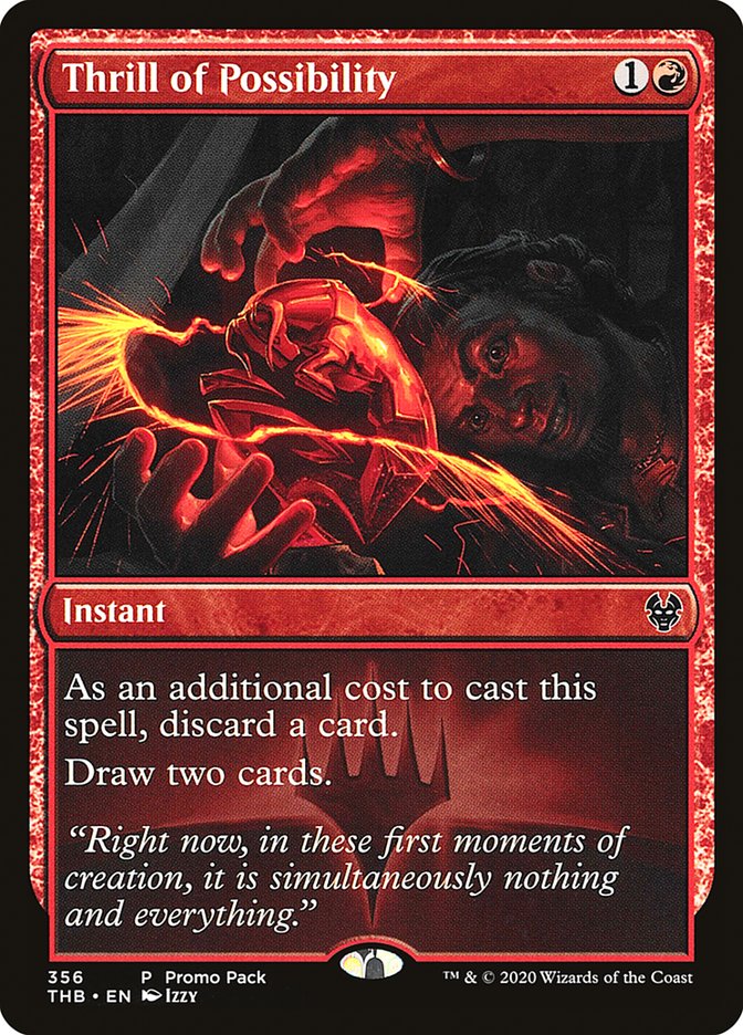 Thrill of Possibility (Promo Pack) [Theros Beyond Death Promos] | Game Haven TX