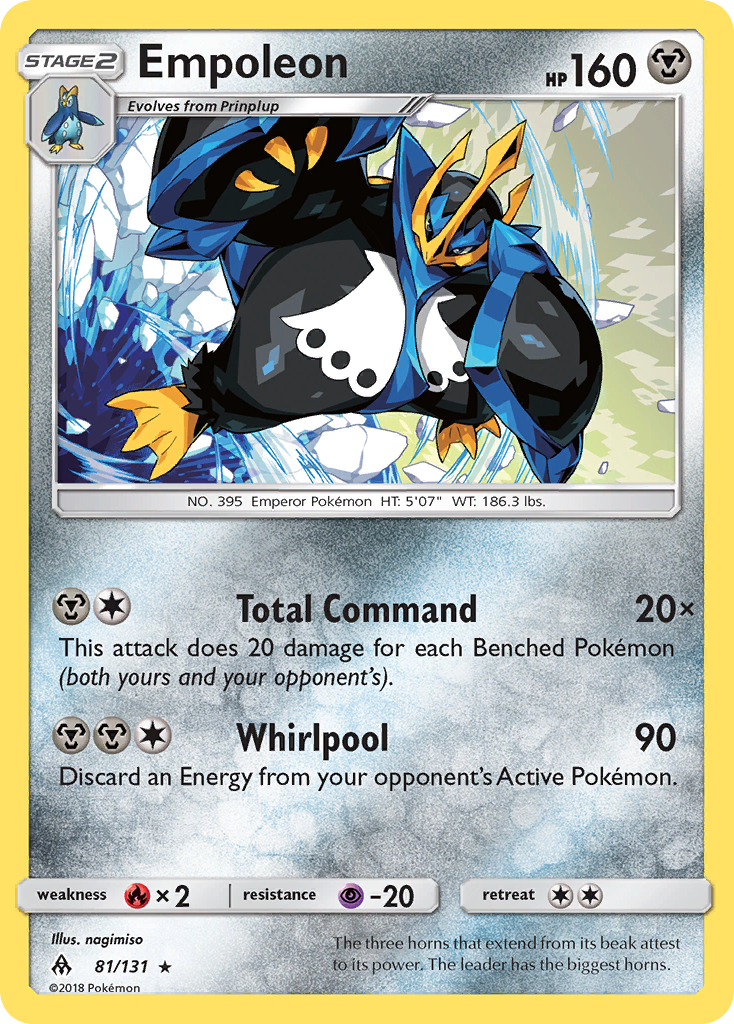 Empoleon (81/131) [Sun & Moon: Forbidden Light] | Game Haven TX
