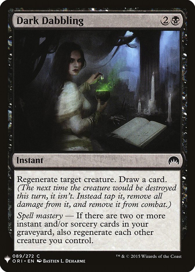 Dark Dabbling [Mystery Booster] | Game Haven TX