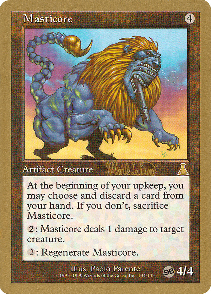 Masticore (Mark Le Pine) (SB) [World Championship Decks 1999] | Game Haven TX