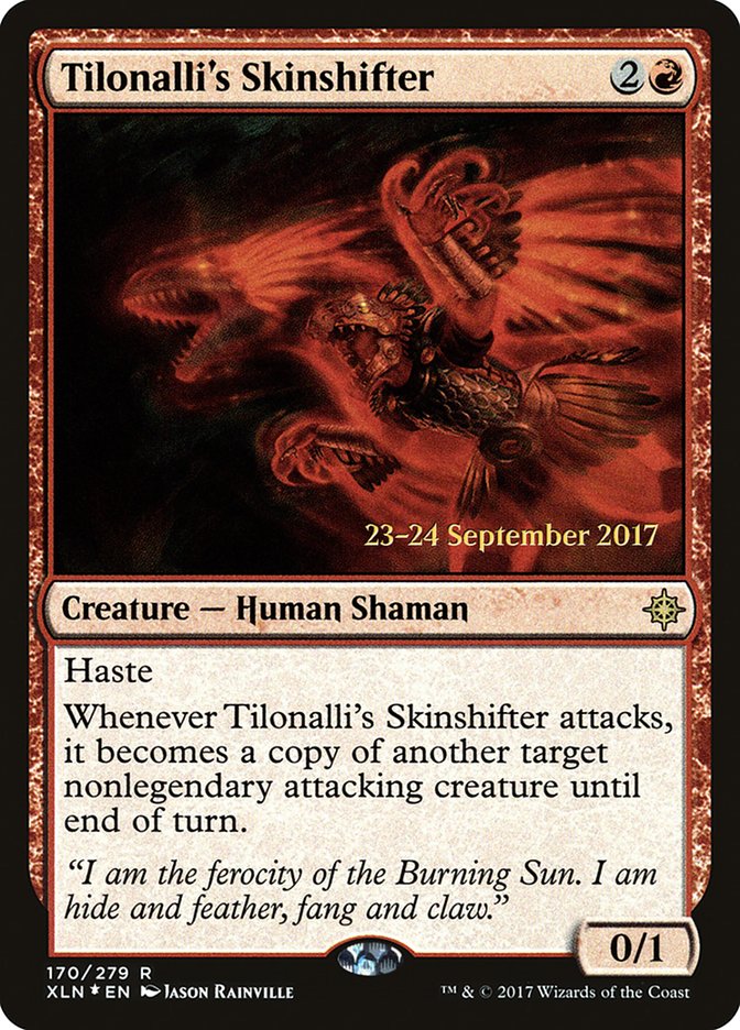 Tilonalli's Skinshifter [Ixalan Promos] | Game Haven TX