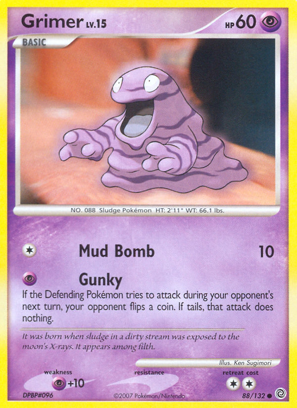 Grimer (88/132) [Diamond & Pearl: Secret Wonders] | Game Haven TX