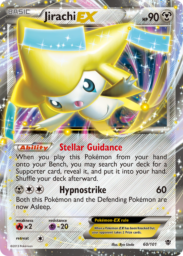 Jirachi EX (60/101) [Black & White: Plasma Blast] | Game Haven TX