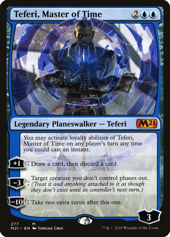 Teferi, Master of Time (Alternate Art) (277) [Core Set 2021] | Game Haven TX