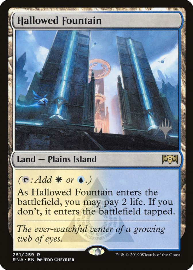 Hallowed Fountain [Ravnica Allegiance Promos] | Game Haven TX