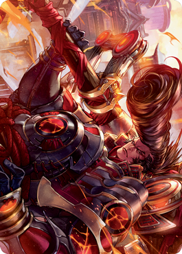 Upriser Renegade Art Card [Kamigawa: Neon Dynasty Art Series] | Game Haven TX