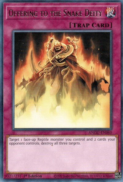Offering to the Snake Deity (Rare) [ANGU-EN060] Rare | Game Haven TX