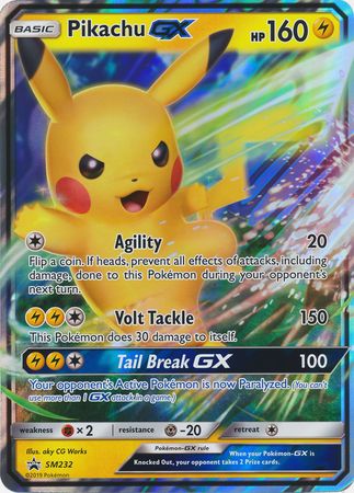 Pikachu GX (SM232) (Jumbo Card) [Sun & Moon: Black Star Promos] | Game Haven TX