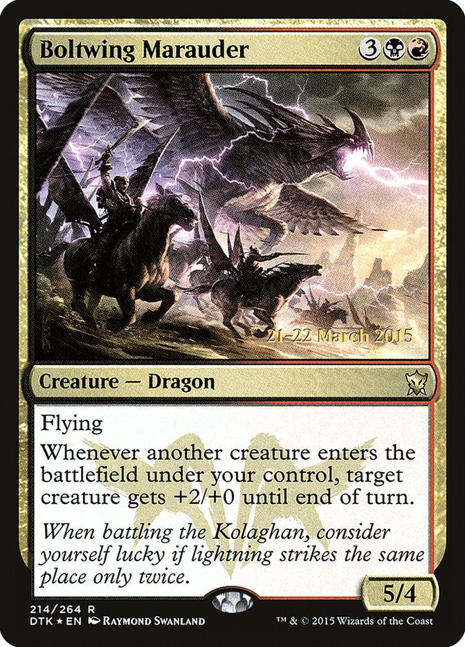 Boltwing Marauder [Dragons of Tarkir Promos] | Game Haven TX