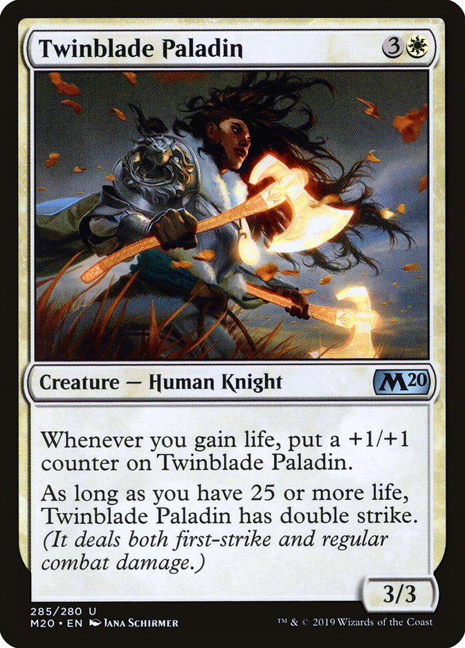 Twinblade Paladin [Core Set 2020] | Game Haven TX
