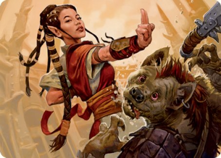 Half-Elf Monk Art Card [Dungeons & Dragons: Adventures in the Forgotten Realms Art Series] | Game Haven TX