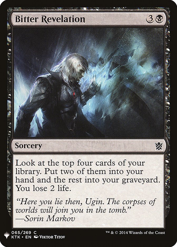 Bitter Revelation [Mystery Booster] | Game Haven TX