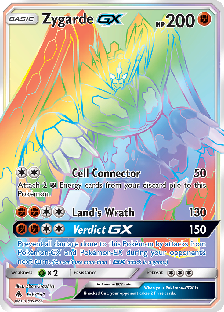 Zygarde GX (136/131) [Sun & Moon: Forbidden Light] | Game Haven TX
