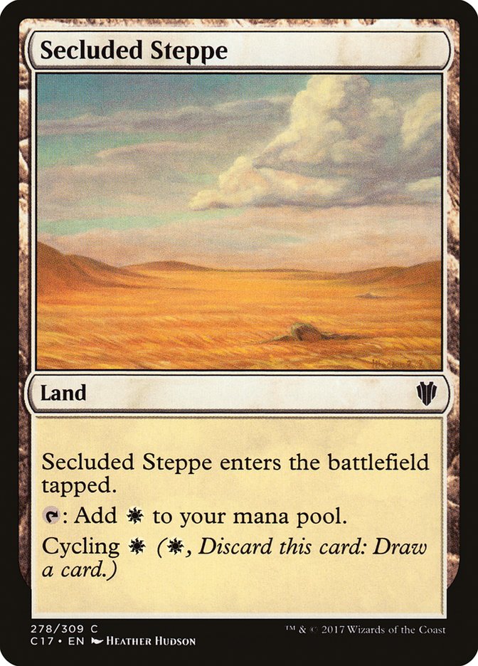 Secluded Steppe [Commander 2017] | Game Haven TX