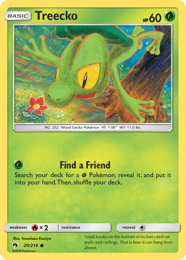 Treecko (20/214) [Sun & Moon: Lost Thunder] | Game Haven TX