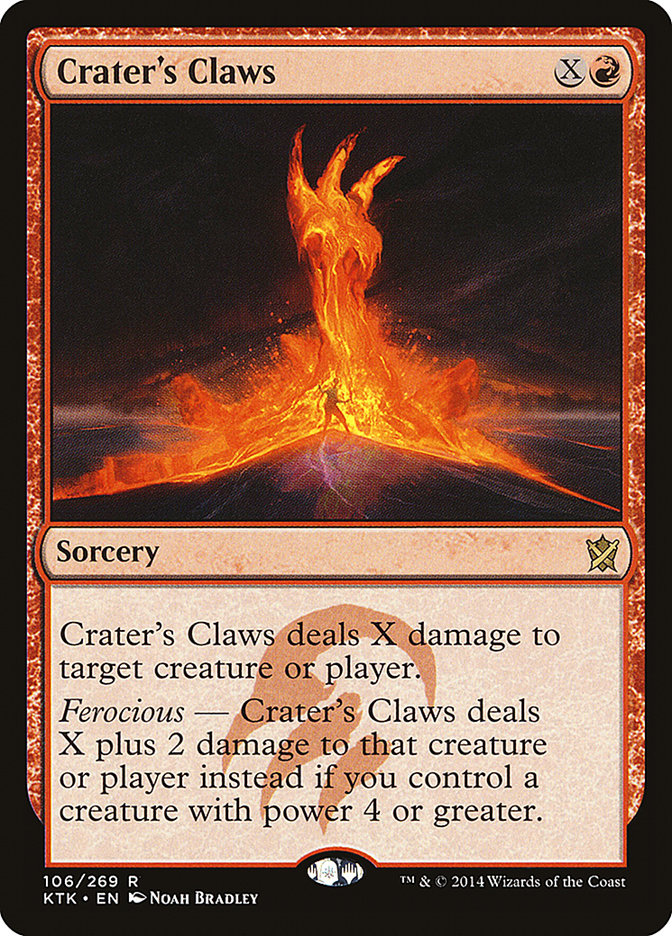 Crater's Claws [Khans of Tarkir] | Game Haven TX