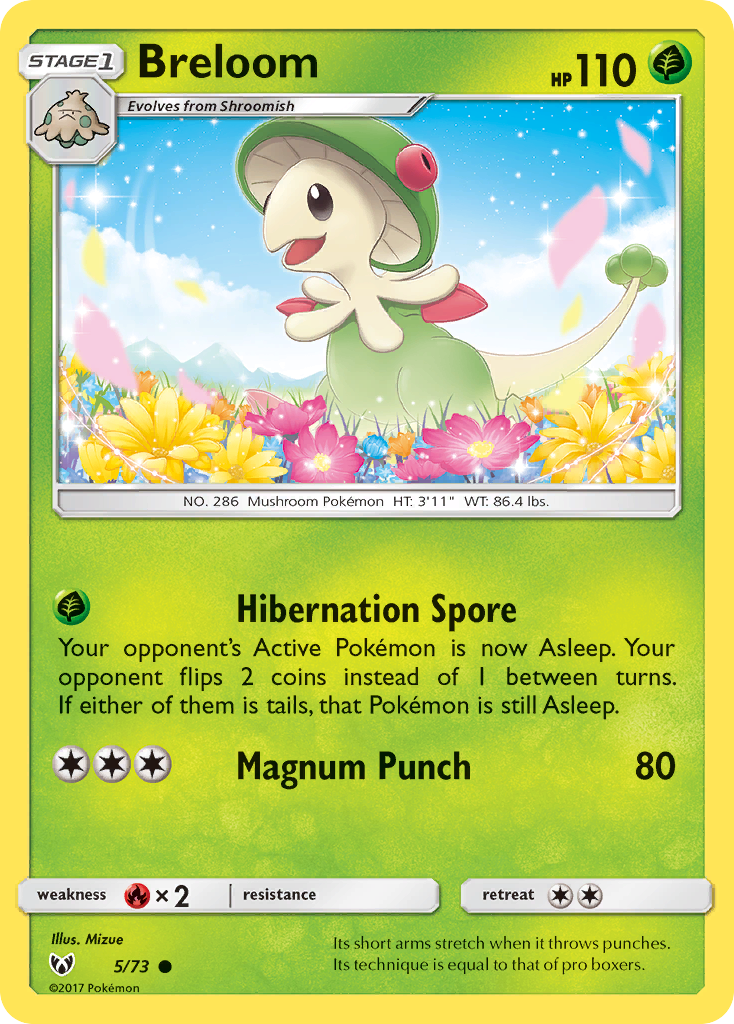 Breloom (5/73) [Sun & Moon: Shining Legends] | Game Haven TX