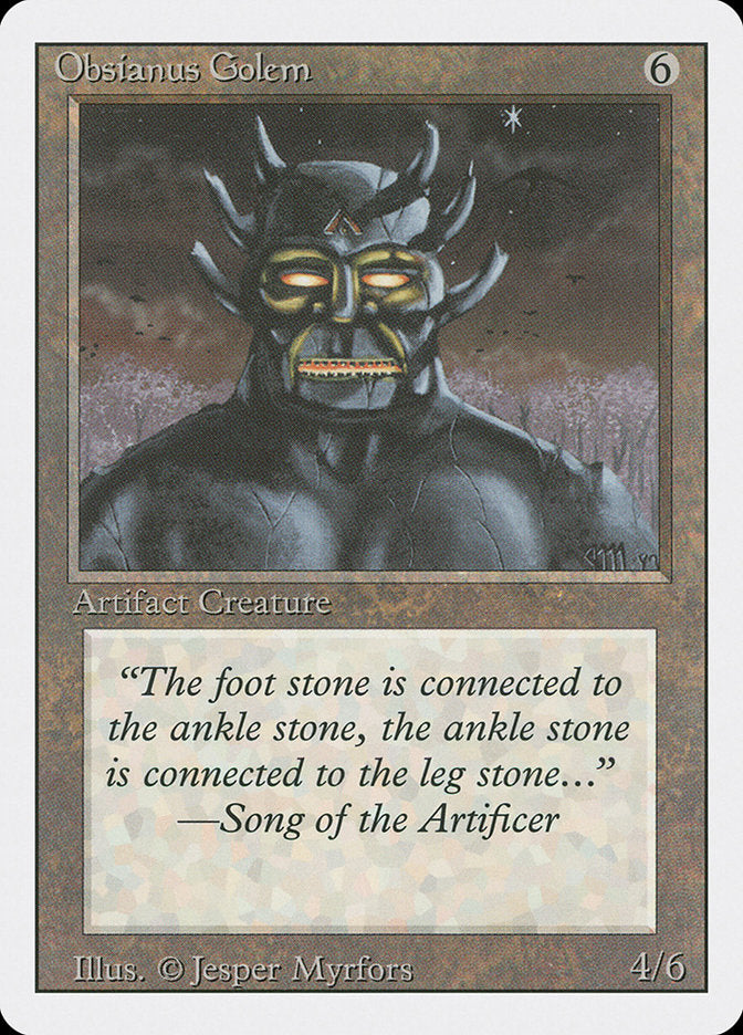 Obsianus Golem [Revised Edition] | Game Haven TX
