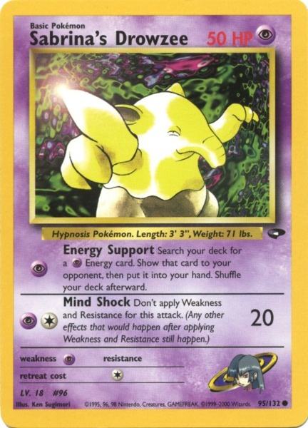 Sabrina's Drowzee (95/132) [Gym Challenge Unlimited] | Game Haven TX