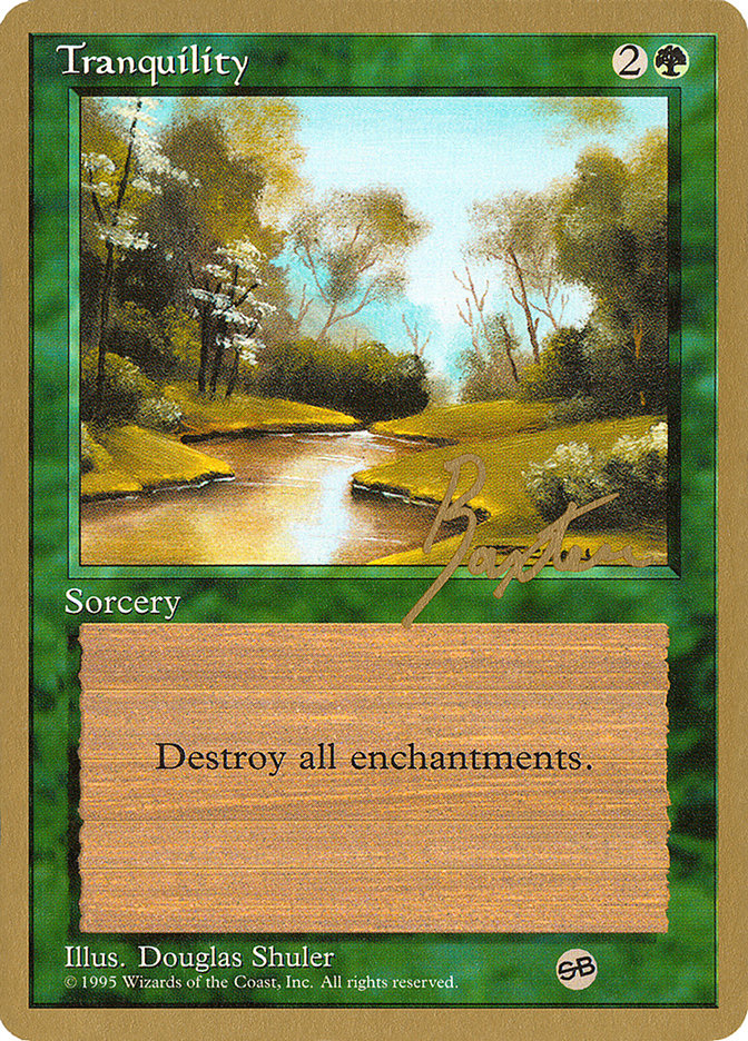 Tranquility (George Baxter) (SB) [Pro Tour Collector Set] | Game Haven TX