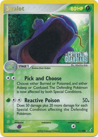 Swalot (11/100) (Stamped) [EX: Crystal Guardians] | Game Haven TX