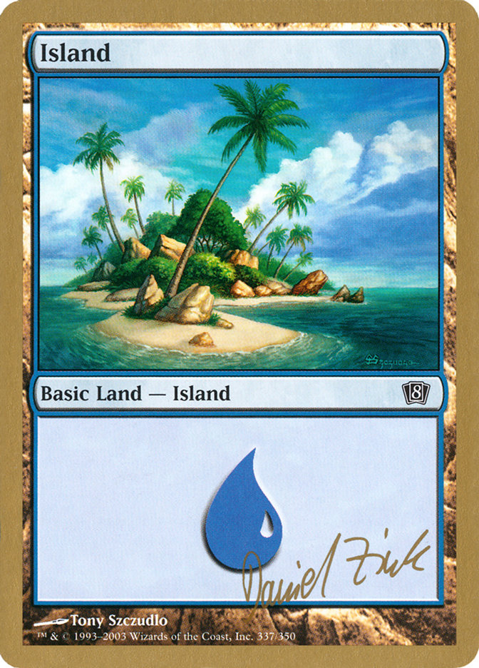 Island (dz337) (Daniel Zink) [World Championship Decks 2003] | Game Haven TX