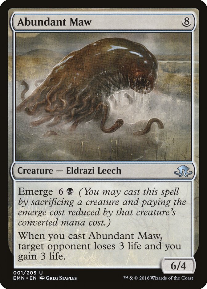 Abundant Maw [Eldritch Moon] | Game Haven TX