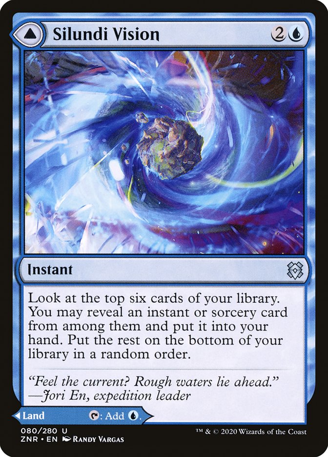 Silundi Vision // Silundi Isle [Zendikar Rising] | Game Haven TX