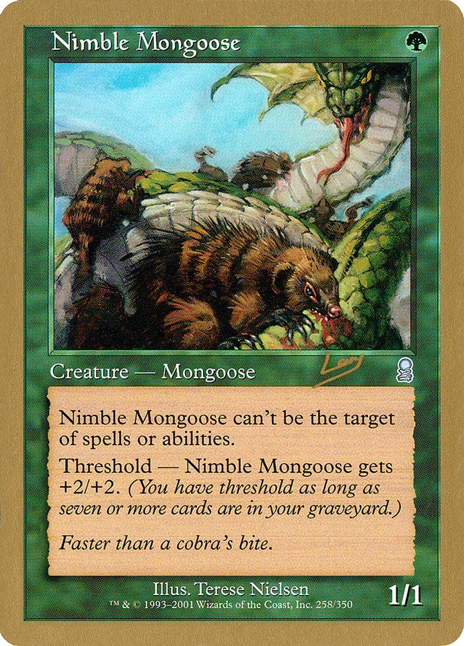 Nimble Mongoose (Raphael Levy) [World Championship Decks 2002] | Game Haven TX