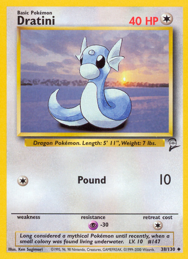 Dratini (38/130) [Base Set 2] | Game Haven TX