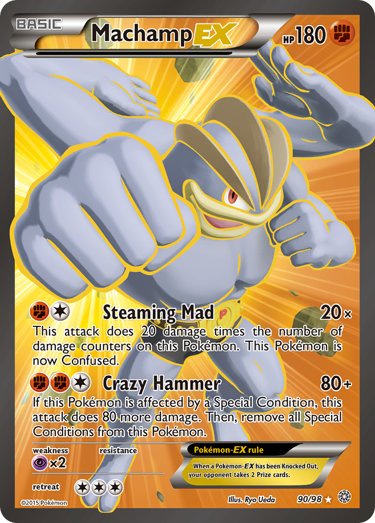 Machamp EX (90/98) [XY: Ancient Origins] | Game Haven TX