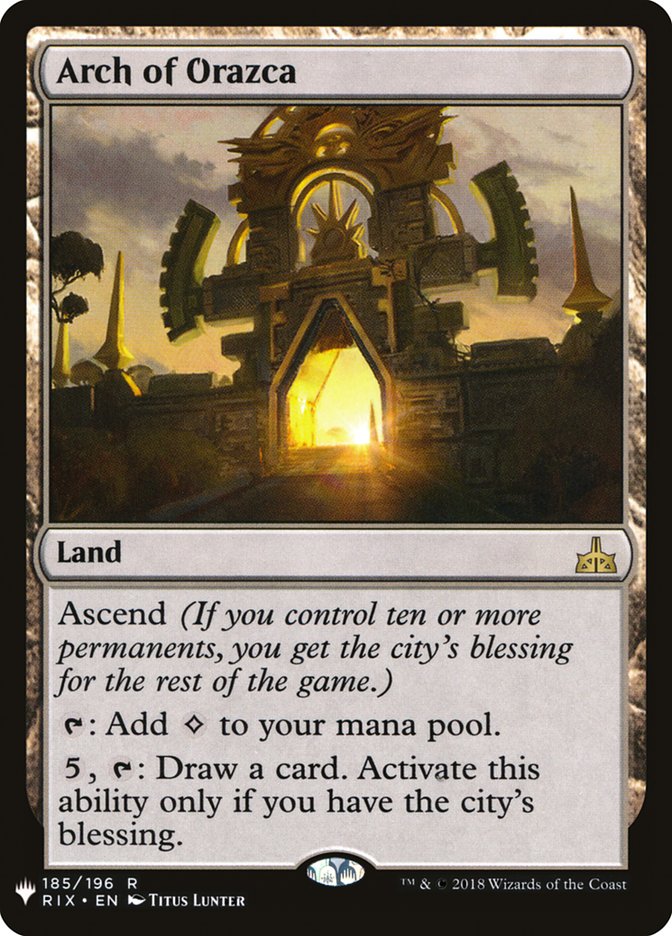 Arch of Orazca [Mystery Booster] | Game Haven TX
