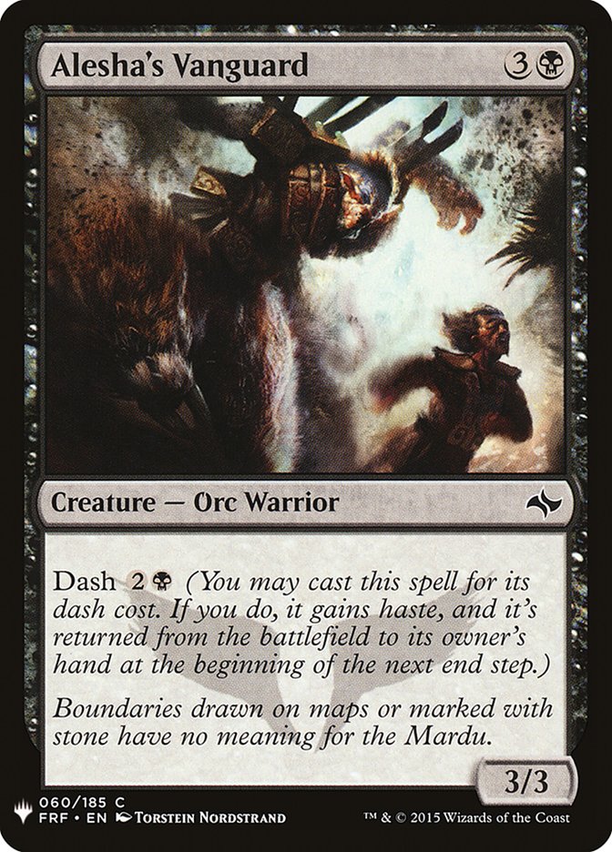 Alesha's Vanguard [Mystery Booster] | Game Haven TX