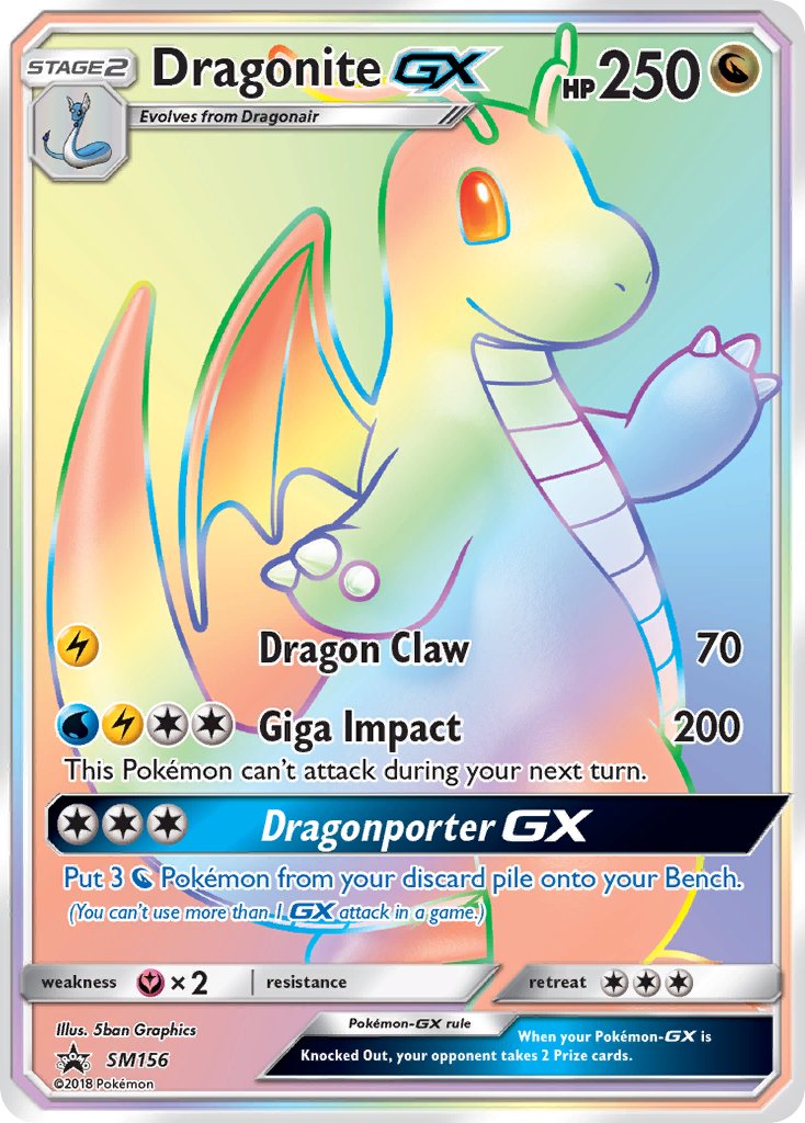 Dragonite GX (SM156) [Sun & Moon: Black Star Promos] | Game Haven TX