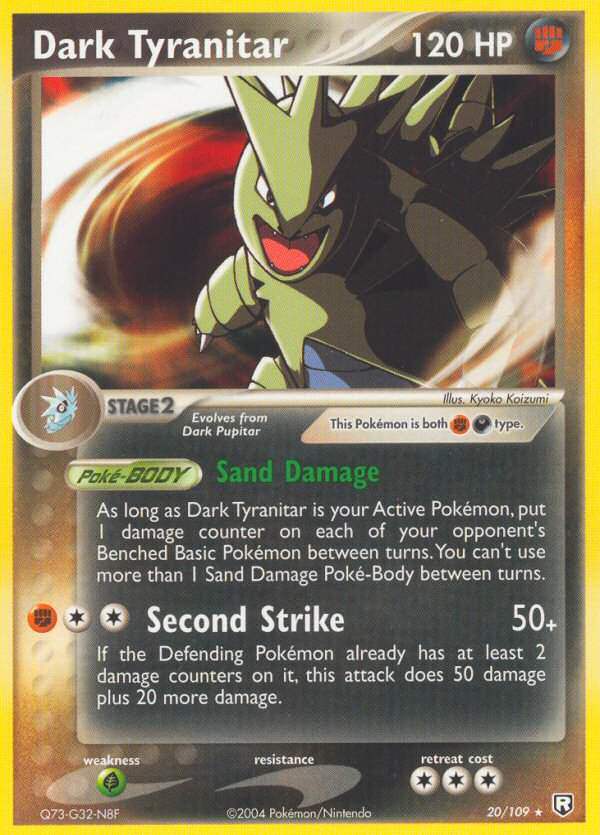 Dark Tyranitar (20/109) [EX: Team Rocket Returns] | Game Haven TX