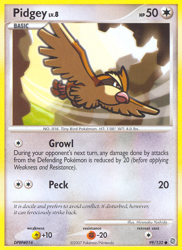 Pidgey (99/132) [Diamond & Pearl: Secret Wonders] | Game Haven TX