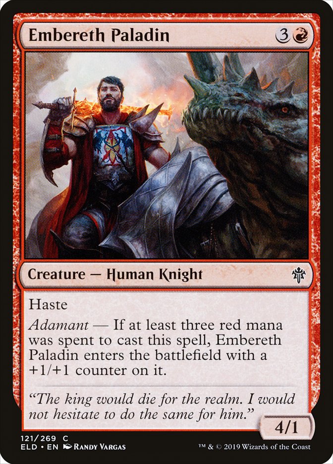 Embereth Paladin [Throne of Eldraine] | Game Haven TX