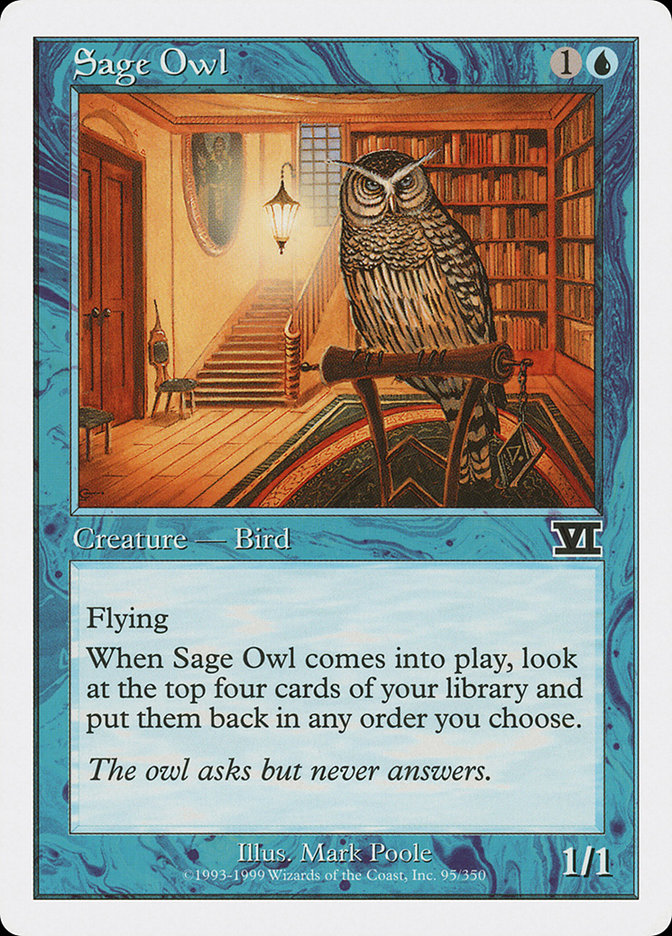 Sage Owl [Classic Sixth Edition] | Game Haven TX