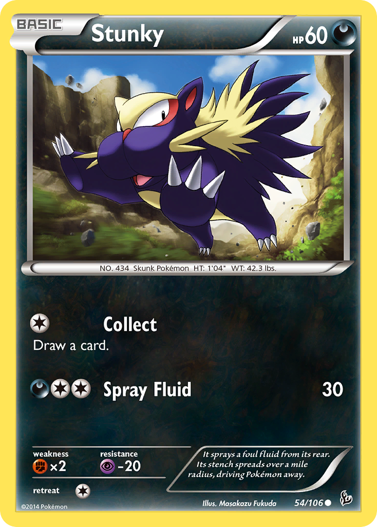 Stunky (54/106) [XY: Flashfire] | Game Haven TX