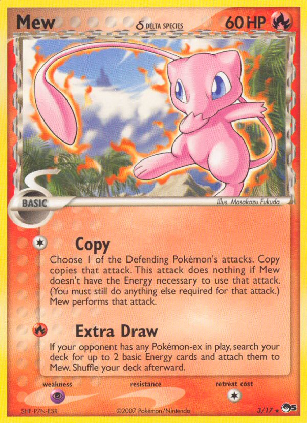 Mew (3/17) (Delta Species) [POP Series 5] | Game Haven TX