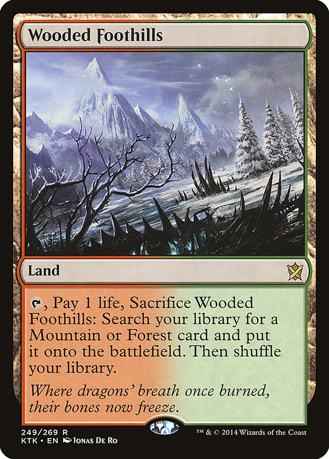 Wooded Foothills [Khans of Tarkir] | Game Haven TX