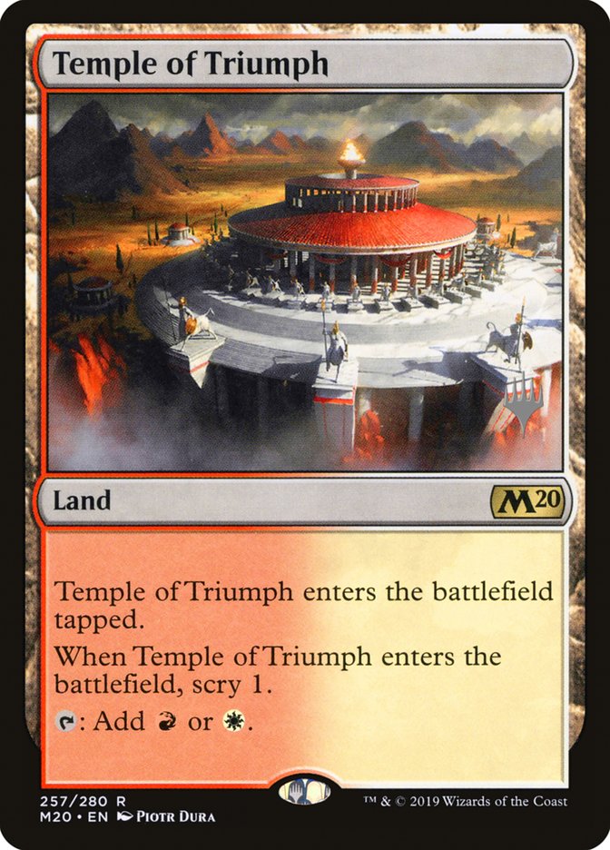 Temple of Triumph [Core Set 2020 Promos] | Game Haven TX