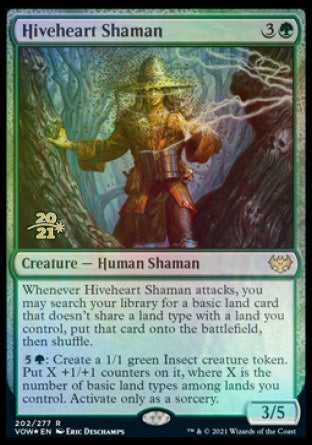 Hiveheart Shaman [Innistrad: Crimson Vow Prerelease Promos] | Game Haven TX
