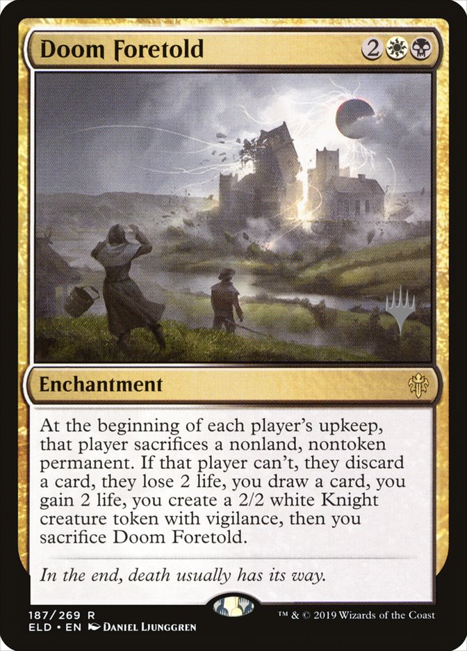 Doom Foretold (Promo Pack) [Throne of Eldraine Promos] | Game Haven TX